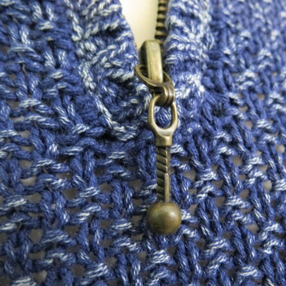 Foxcroft Black & Silver Polka Dot Cardigan Sweater Large Perfect staple for your - Picture 5 of 9